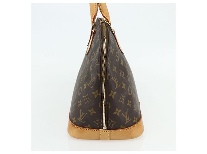 Louis Vuitton Alma Monogram Canvas PM Marrone - vista 4