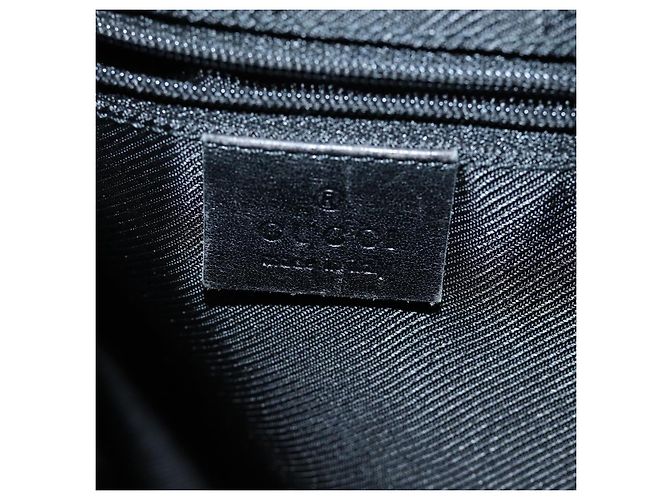 Gucci Bamboo Shoulder GG Canvas Nero - vista 6