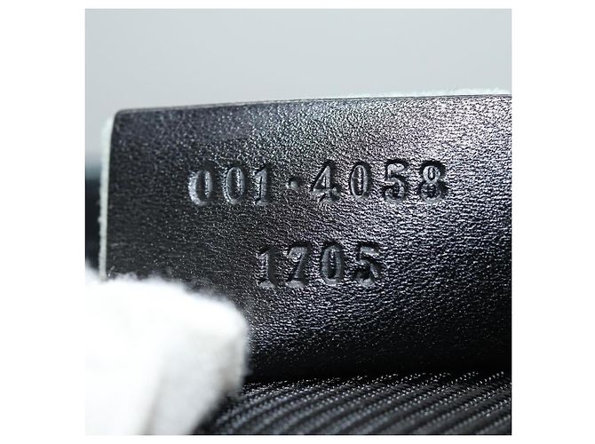 Gucci Bamboo Shoulder GG Canvas Nero - vista 7