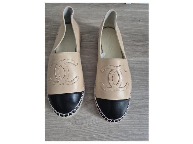 Chanel Espadrilles Beige Leder 36 - Ansicht 2