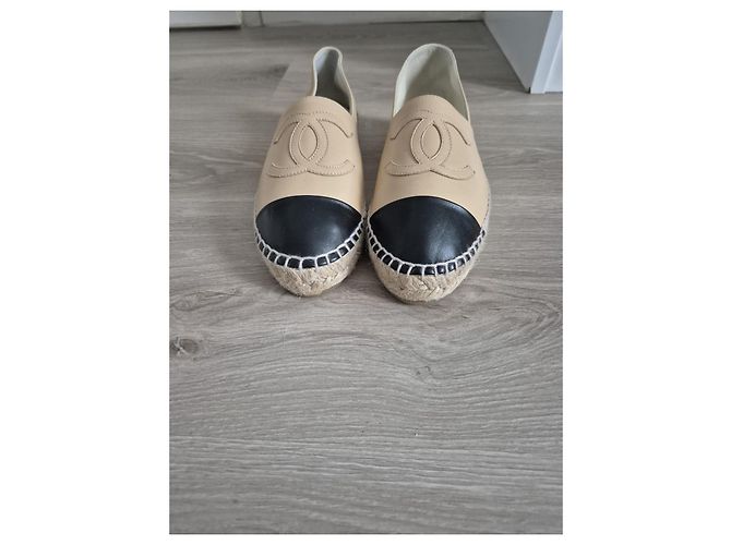 Chanel Espadrilles Beige Leder 36 - Ansicht 6