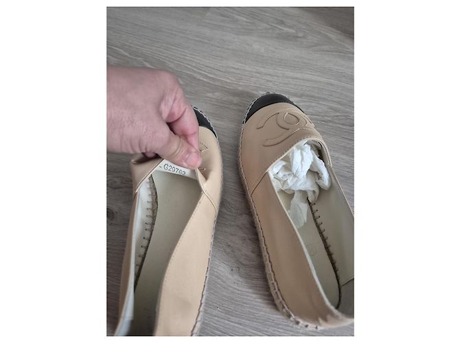 Chanel Espadrilles Beige Leder 36 - Ansicht 7