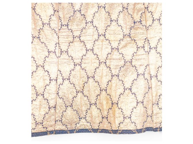 Conjunto de top de brocado de seda dourada e saia midi Prada SS02 Dourado - vista 7