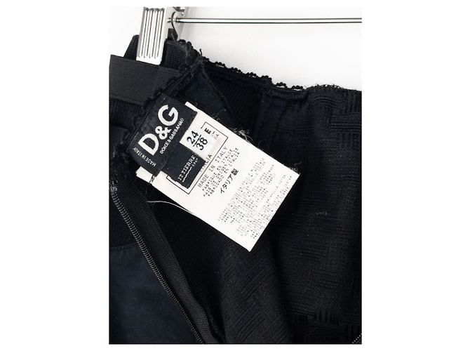 Falda midi lápiz bondage SS02 de Dolce & Gabbana Negro - vista 8