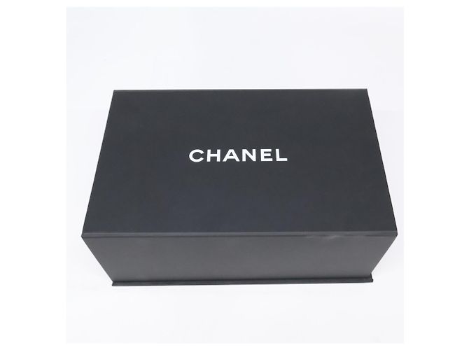 Chanel Orylag x Kaschmir Echtfellschal Schwarz Weiß - Ansicht 11