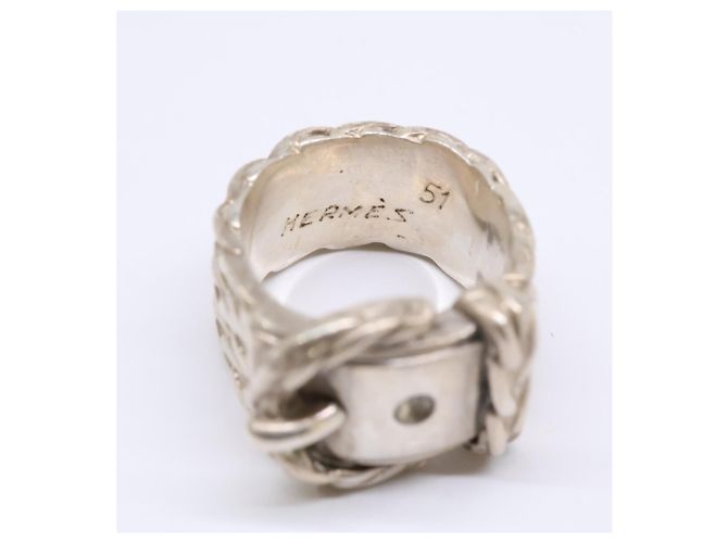 Ring Bague Diane Hermès Argenté - vue 6