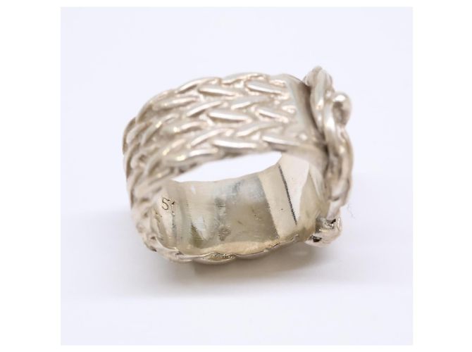 Ring Bague Diane Hermès Argenté - vue 7