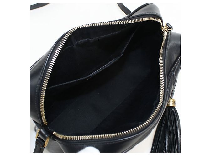 Borsa a spalla in pelle nera Saint Laurent Nero - vista 3