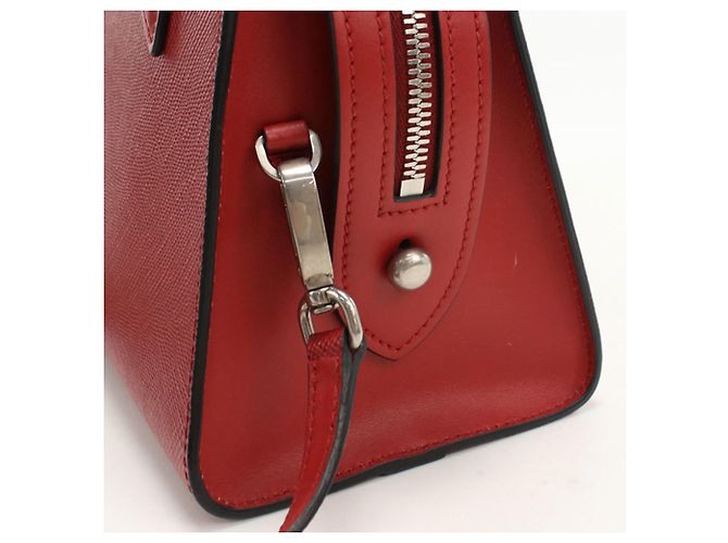 Borsa a mano in pelle Saffiano rossa Prada Rosso - vista 5
