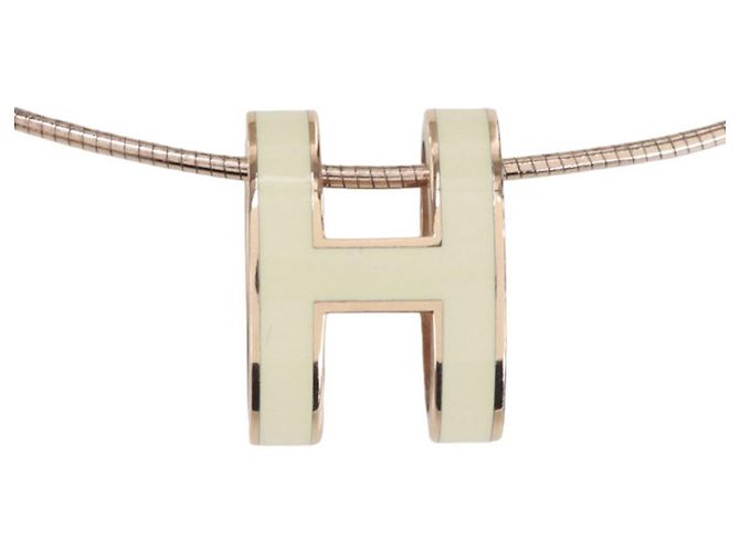 Colar Pop H Hermès para mulheres Cru - vista 2