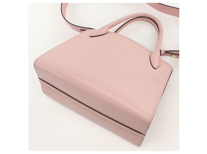 Prada Rosa Saffiano Leder Tote Bag 1BA156 Pink - Ansicht 2