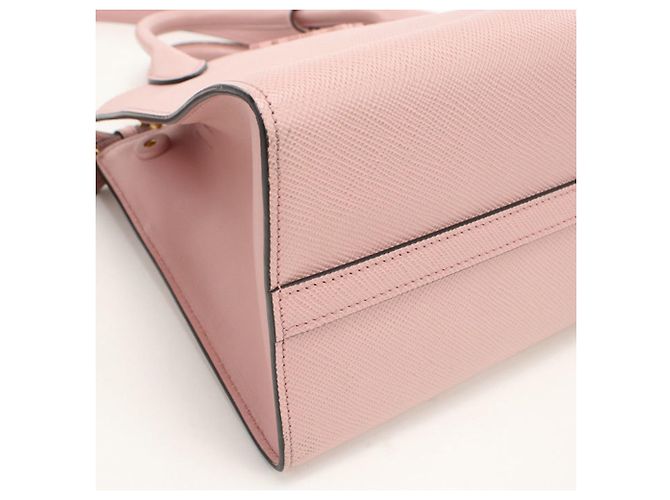 Prada Rosa Saffiano Leder Tote Bag 1BA156 Pink - Ansicht 4