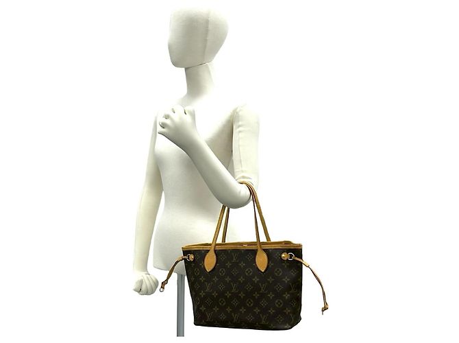 Louis Vuitton Neverfull MM Tote Bag Braun - Ansicht 2