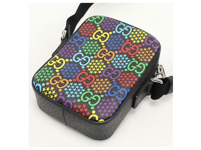 Borsa a Spalla in PVC Nero Gucci - vista 2
