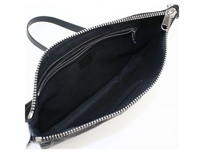 Borsa a tracolla Gucci GG Supreme Nero - vista 3