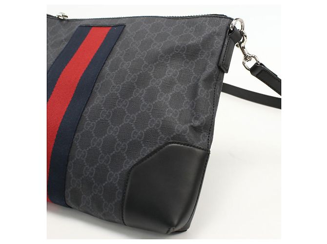 Borsa a tracolla Gucci GG Supreme Nero - vista 8