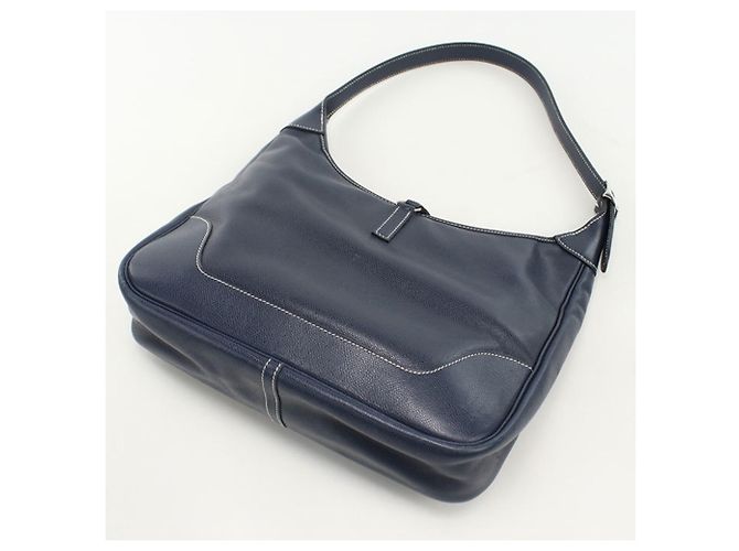 Hermès Borsa a spalla Trim 31 in Blu Marino Hermes Blu navy - vista 2