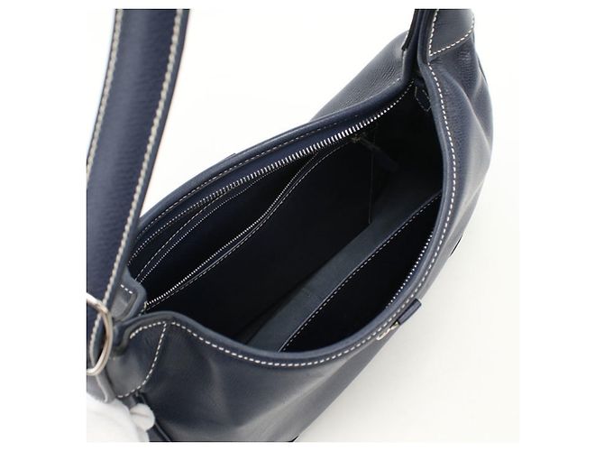 Hermès Borsa a spalla Trim 31 in Blu Marino Hermes Blu navy - vista 3