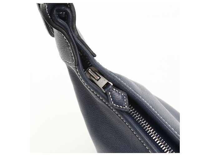 Hermès Borsa a spalla Trim 31 in Blu Marino Hermes Blu navy - vista 5