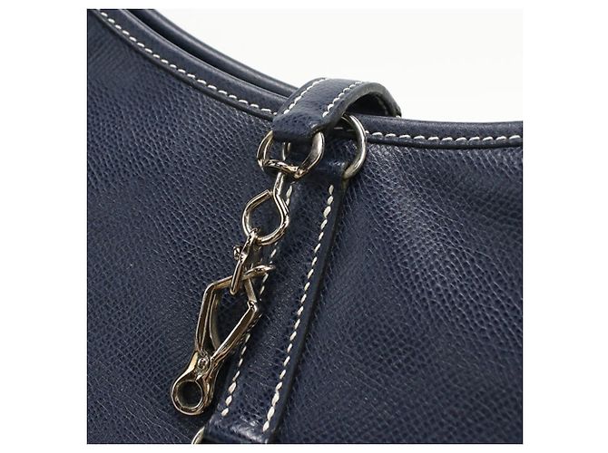 Hermès Borsa a spalla Trim 31 in Blu Marino Hermes Blu navy - vista 8