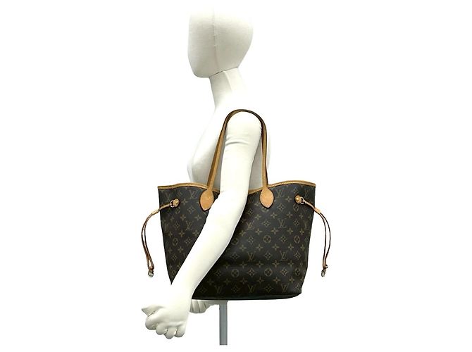 Louis Vuitton Neverfull PM Monogram Tote Bag Braun - Ansicht 2