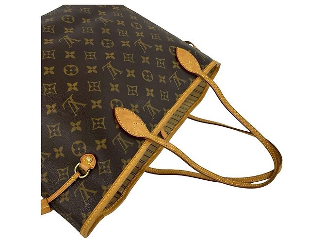Louis Vuitton Neverfull PM Monogram Tote Bag Braun - Ansicht 4