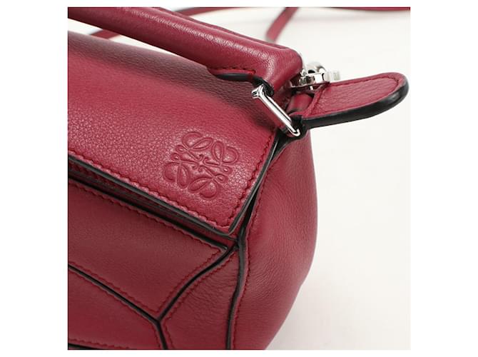 Borsa Puzzle Mini Loewe a tracolla Rosso - vista 4