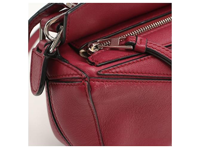 Borsa Puzzle Mini Loewe a tracolla Rosso - vista 6