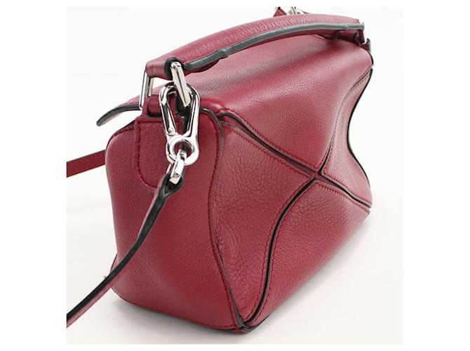 Borsa Puzzle Mini Loewe a tracolla Rosso - vista 7