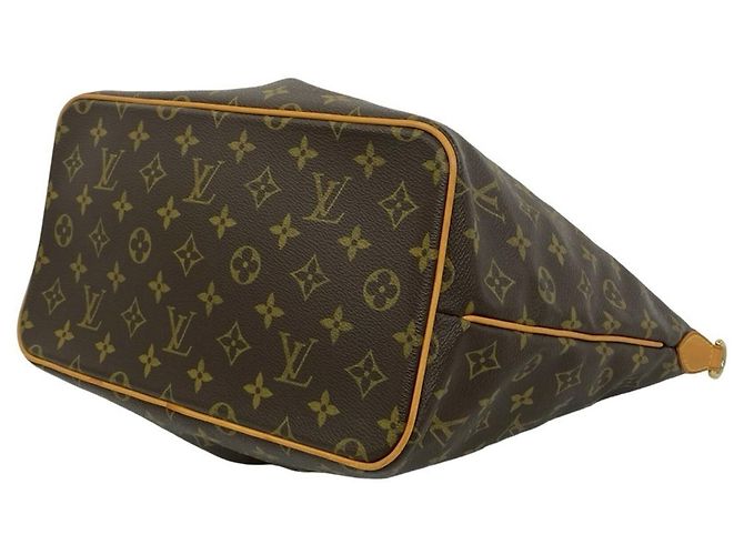 Louis Vuitton Palermo PM Monogramm Leder Schulter-/Tote-Bag Braun - Ansicht 8