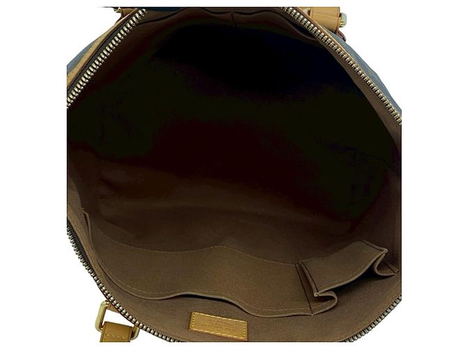 Louis Vuitton Palermo PM Monogramm Leder Schulter-/Tote-Bag Braun - Ansicht 9