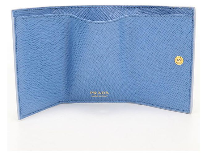 Cartera plegable Prada en azul - vista 3