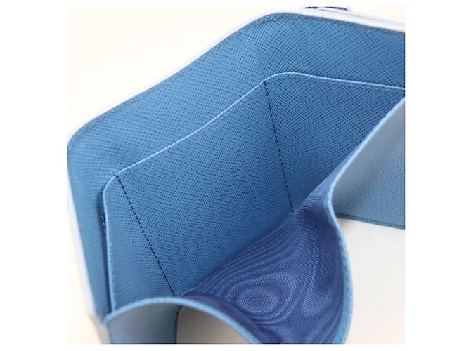 Cartera plegable Prada en azul - vista 4