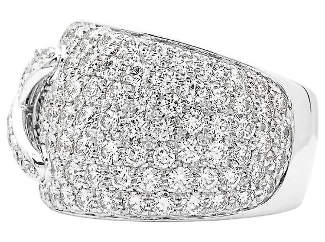 Chaumet Ring, "Liens XL", Weißgold, Diamanten. - Ansicht 2