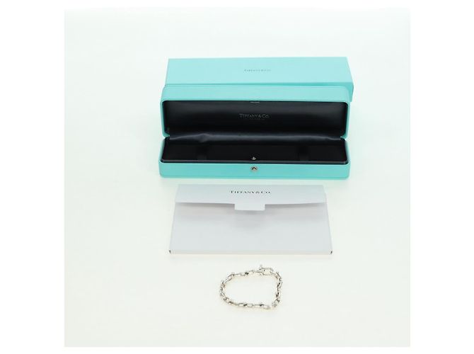 Autre Marque Pulseira de elos pequenos da coleção Hardware da TIFFANY&Co. em prata Ag925 Auth am11473SM - vista 10