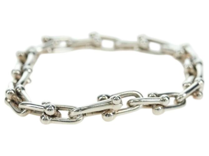 Autre Marque Pulseira de elos pequenos da coleção Hardware da TIFFANY&Co. em prata Ag925 Auth am11473SM - vista 3