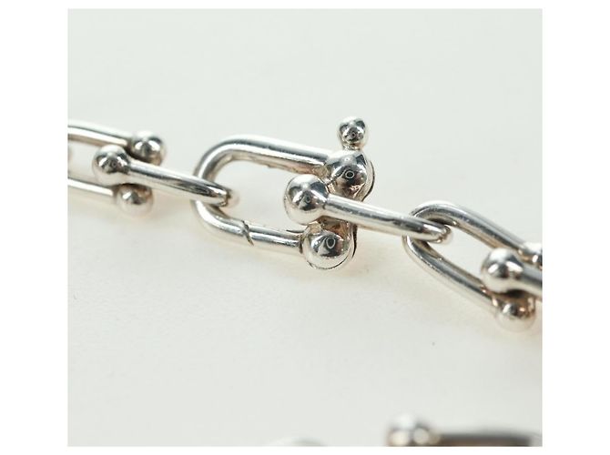 Autre Marque Pulseira de elos pequenos da coleção Hardware da TIFFANY&Co. em prata Ag925 Auth am11473SM - vista 7