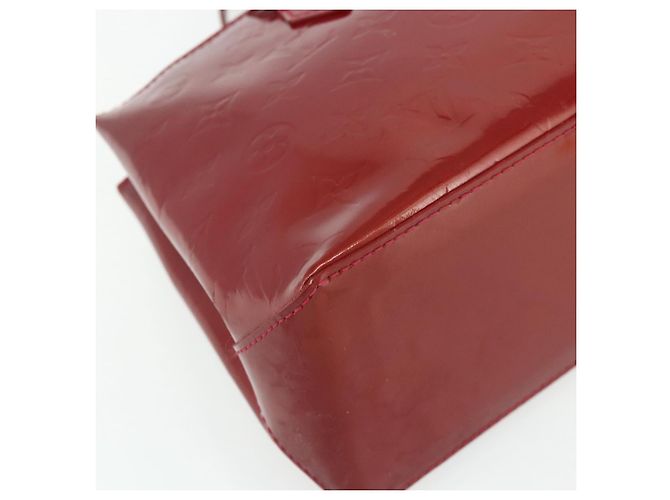 LOUIS VUITTON Borsa Wilshire PM Monogram Vernis Pomme D'amour M93642 Auth BA12260 Rosso - vista 16
