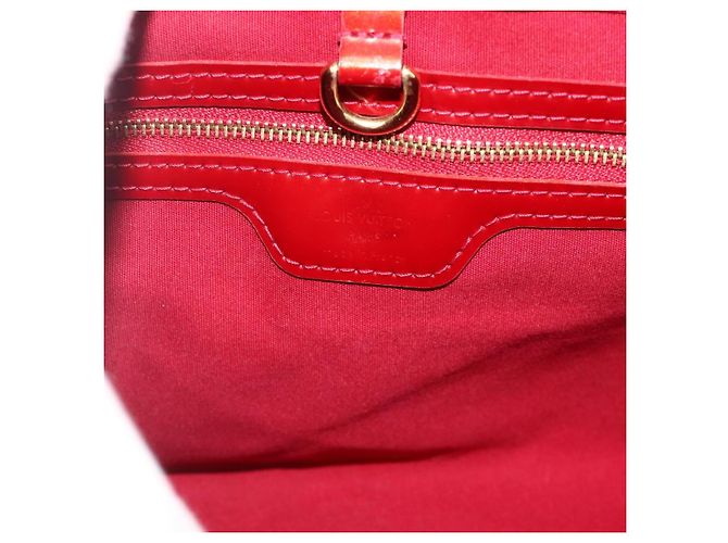 LOUIS VUITTON Borsa Wilshire PM Monogram Vernis Pomme D'amour M93642 Auth BA12260 Rosso - vista 17