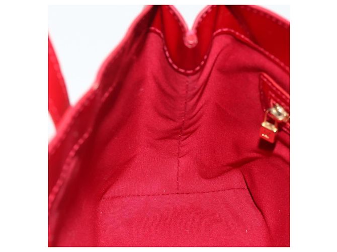 LOUIS VUITTON Borsa Wilshire PM Monogram Vernis Pomme D'amour M93642 Auth BA12260 Rosso - vista 19