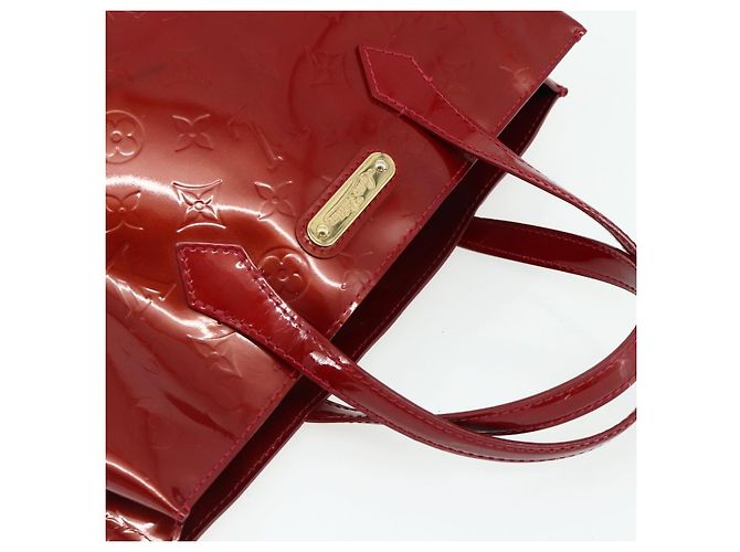 LOUIS VUITTON Borsa Wilshire PM Monogram Vernis Pomme D'amour M93642 Auth BA12260 Rosso - vista 6