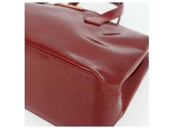 LOUIS VUITTON Borsa Wilshire PM Monogram Vernis Pomme D'amour M93642 Auth BA12260 Rosso - vista 9