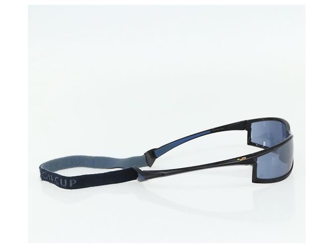 Occhiali da sole LV Cup LOUIS VUITTON in plastica blu M80715 LV Auth bs34753 - vista 3