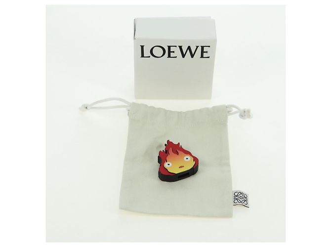 LOEWE - Studio Ghibli Portachiavi Calcifer del Castello Errante di Howl Rosso Auth 167245SM - Ansicht 8