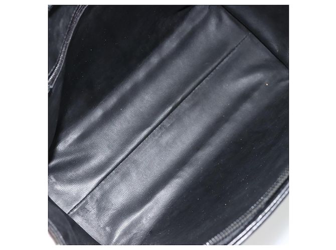 BALLY Borsa a mano trapuntata in pelle nera e dorata Auth bs34746 Nero D'oro - vista 17