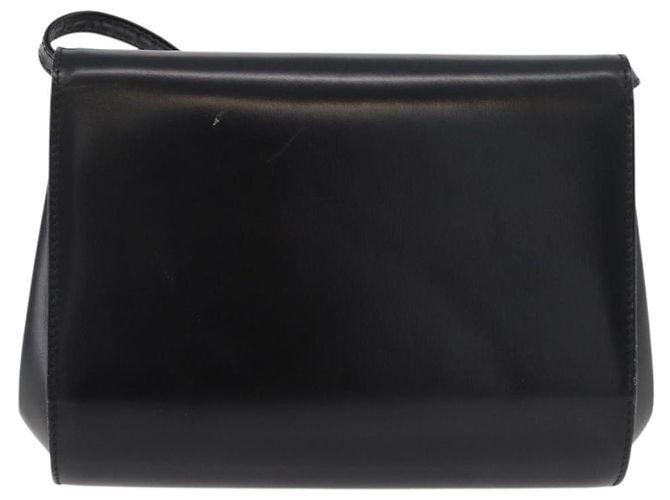 Borsa a Spalla in Pelle Nera e Oro GUCCI 004 056 0219 Auth ep14171 Nero D'oro - vista 3