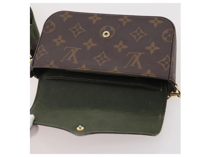 Multi Pochette LOUIS VUITTON Pochette Multi Felicie Monogramma Khaki M80091 LV Auth 174165A Cachi - vista 11