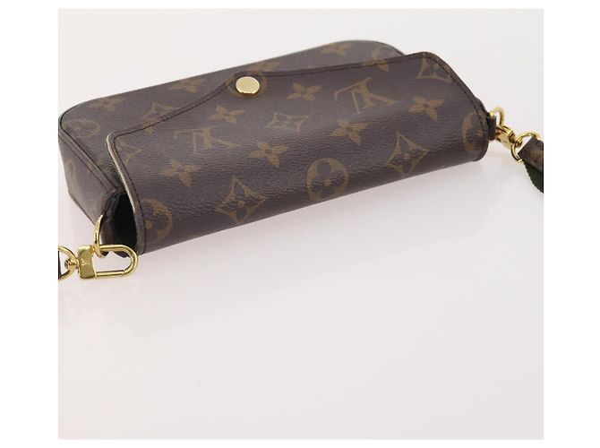 Multi Pochette LOUIS VUITTON Pochette Multi Felicie Monogramma Khaki M80091 LV Auth 174165A Cachi - vista 6