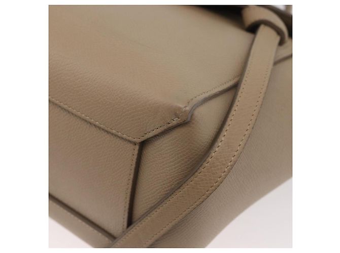 Belt Bag Céline Borsa a Cintura CELINE in Pelle 2 in 1 Beige Oro Auth ep14314 D'oro - vista 13