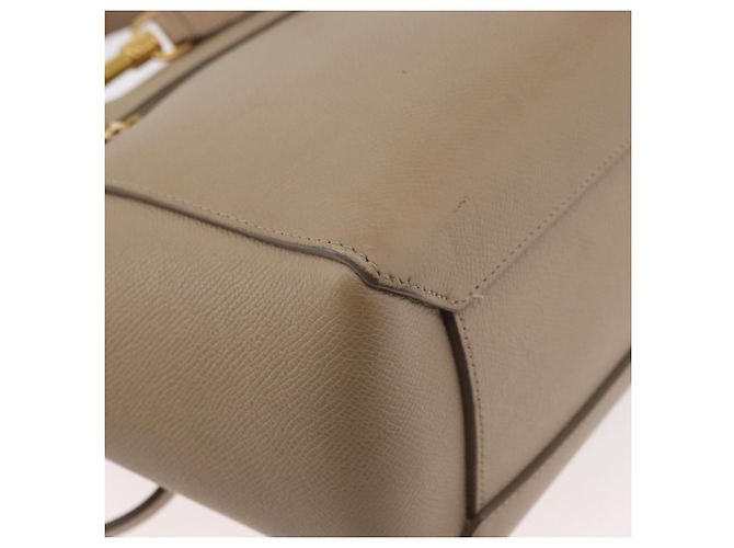 Belt Bag Céline Borsa a Cintura CELINE in Pelle 2 in 1 Beige Oro Auth ep14314 D'oro - vista 14